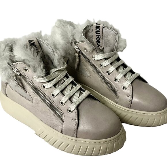 Andia Fora Alfa Mont Denver Teddy Sneakers Boots Italy Size 38